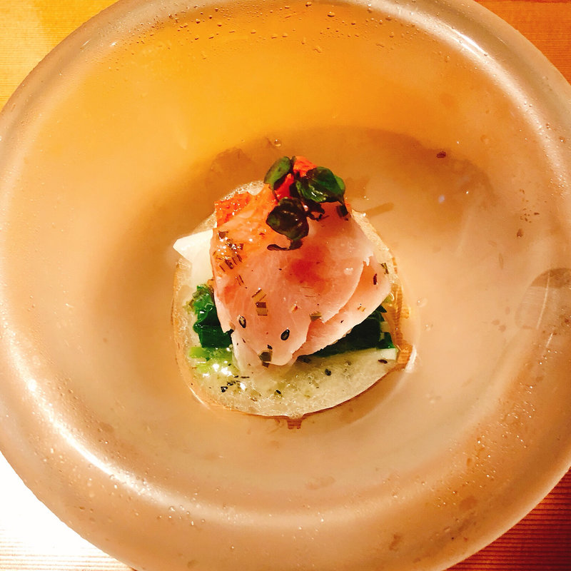 金目鯛のお造り(可不可)