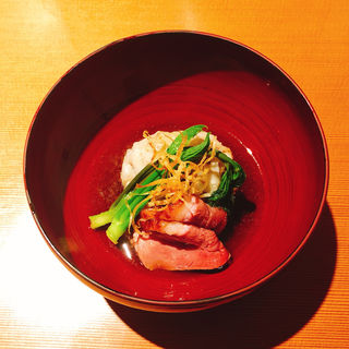 蕎麦がきと鴨肉の椀物(可不可KAFUKA TOKYO （カフカトーキョー）)