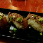 石垣牛の肉寿司