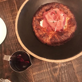 ダッチパンケーキ 生ハムとブッラータ(PATH)