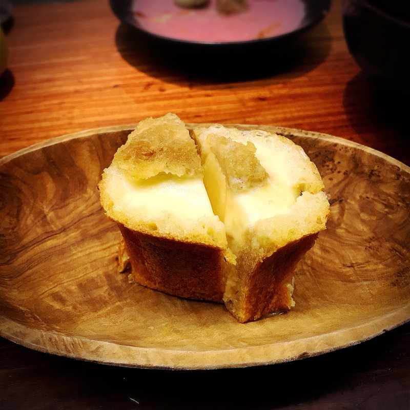 ごりょんさん名物パンアイス(博多串焼き・野菜巻き工房 ごりょんさん 渋谷店)