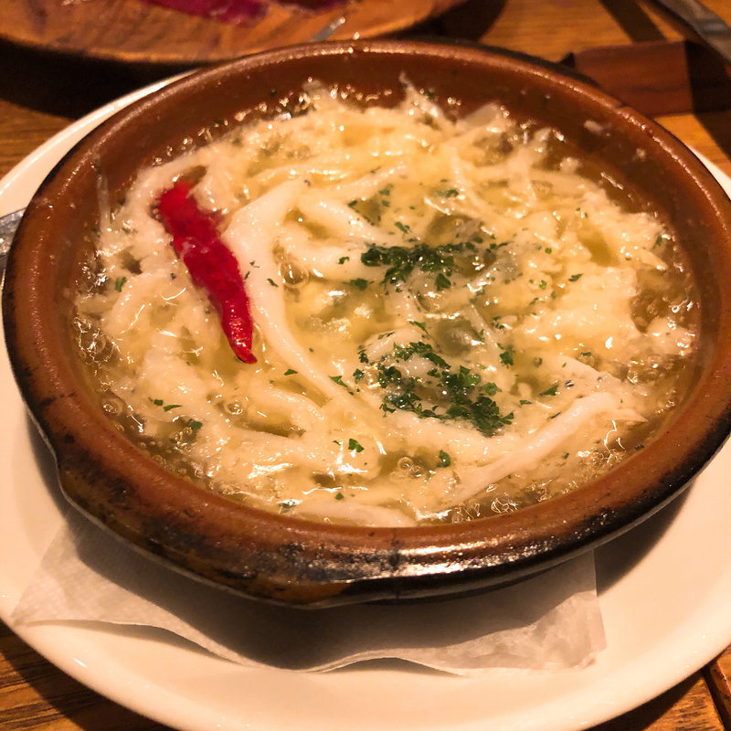 しらうおのアヒージョ(ラ コシーナ デル クアトロ)