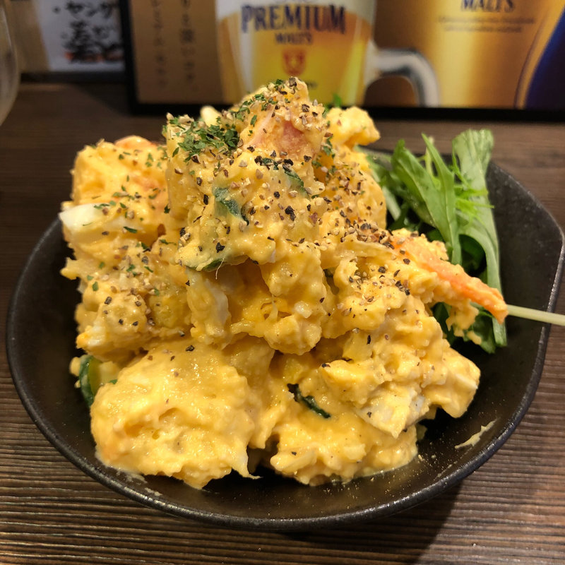 インカの目覚めのポテトサラダ(備長炭火焼  とり悠)