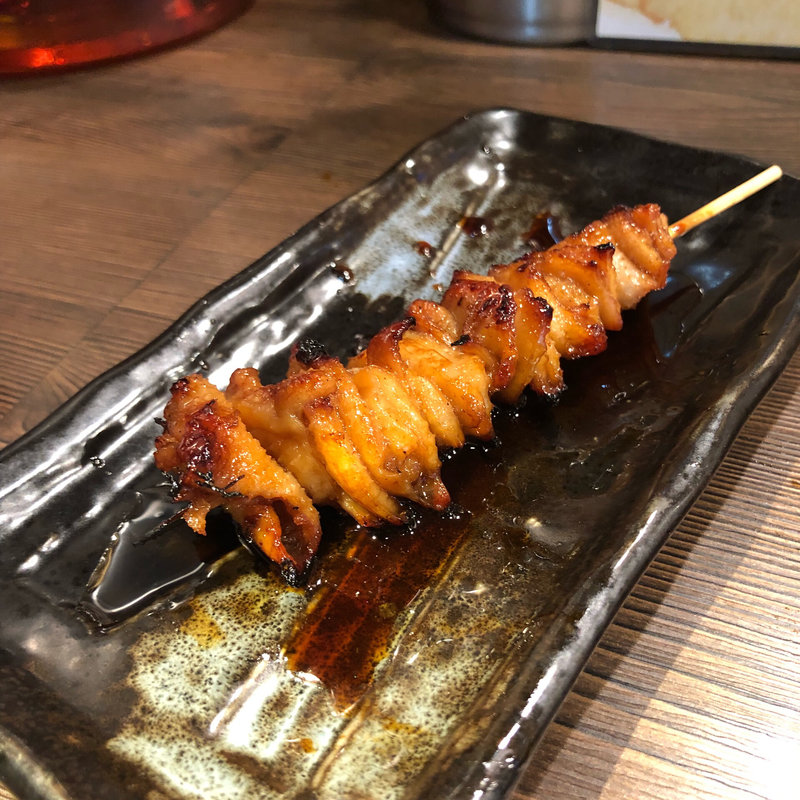 かわ (タレ・塩)(備長炭火焼  とり悠)