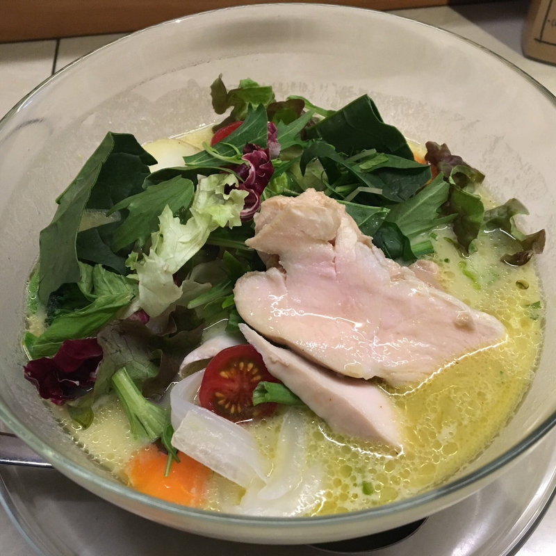 十六野菜の春のベジ味噌＋蒸し鶏(みつか坊主 醸 （カモシ）)