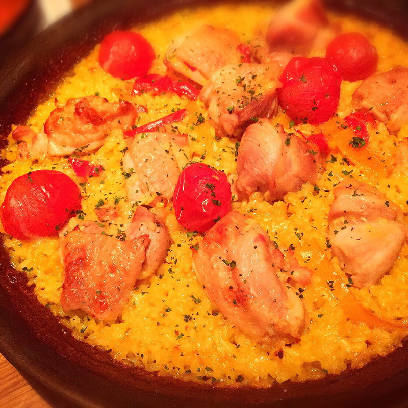 お肉のパエリア(ラ コシーナ デル クアトロ)