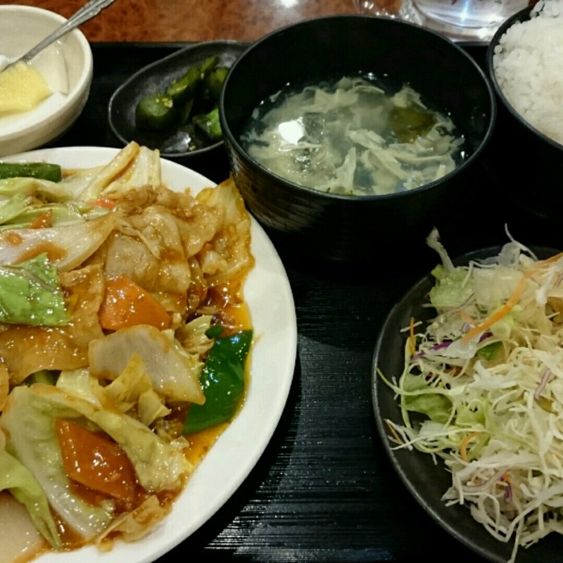 回鍋肉定食(上海亭 五反野本店)