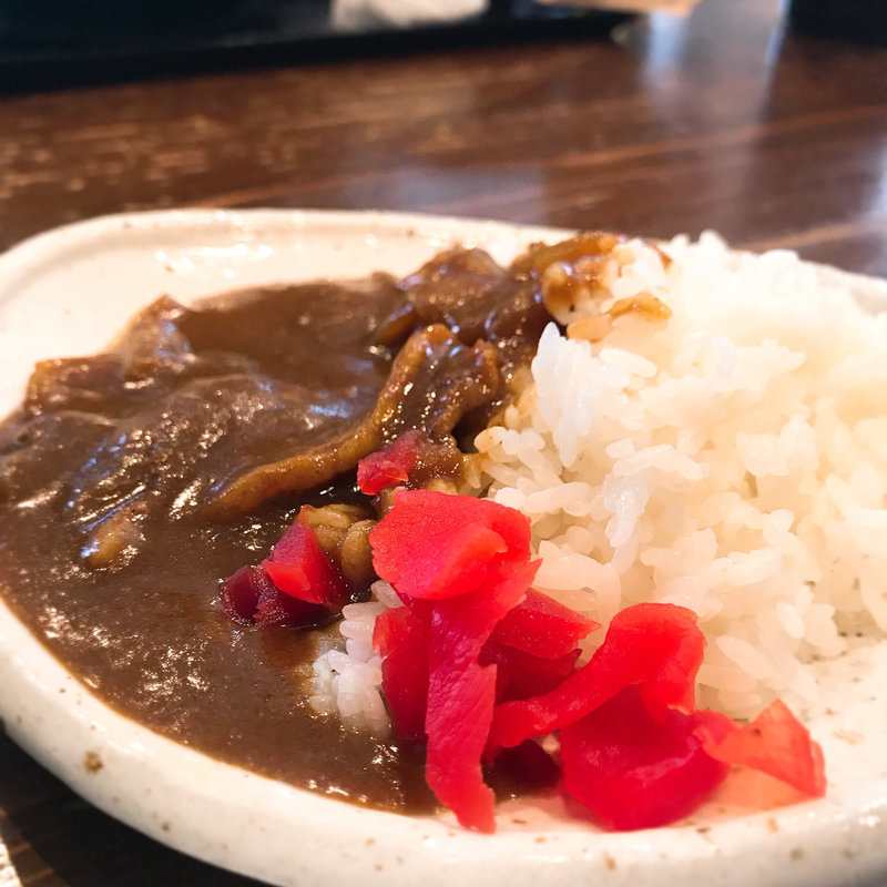 ミニカレーライス（ランチタイム限定）(ソバヤ SOBAYA 道らく)