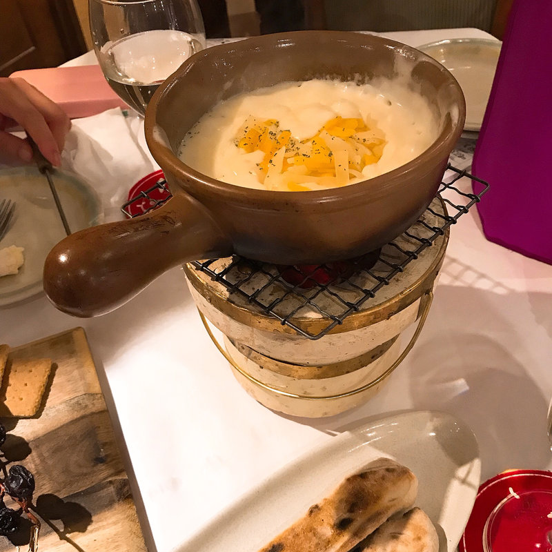 濃厚プレミアムチーズフォンデュ(Cheese Cafe)
