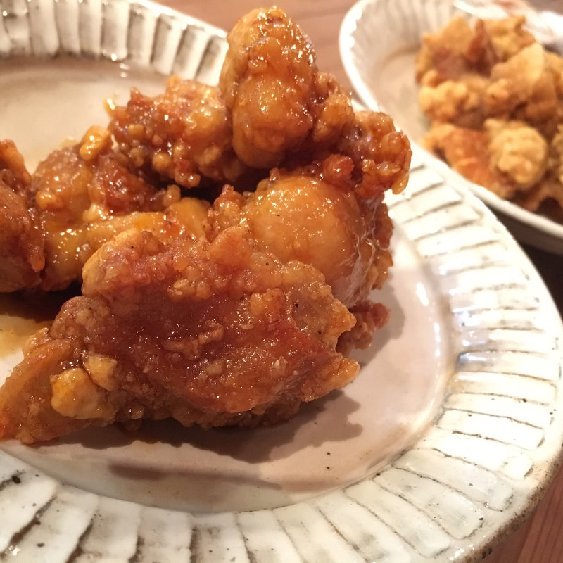鳥の唐揚げ(やっこ)