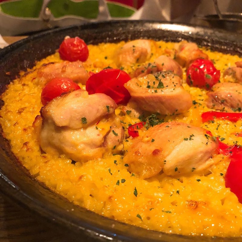 お肉のパエリア(ラ コシーナ デル クアトロ)