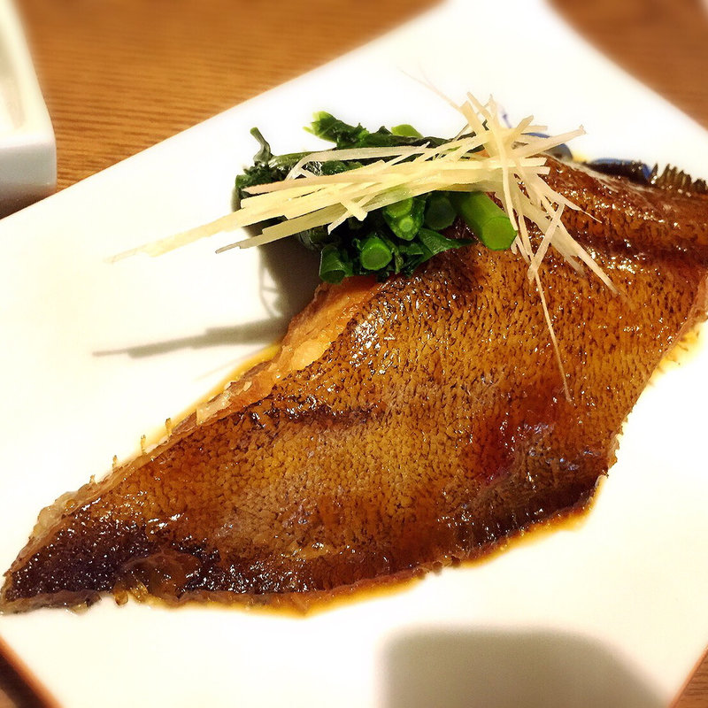 カレイの煮付け(おは肴)