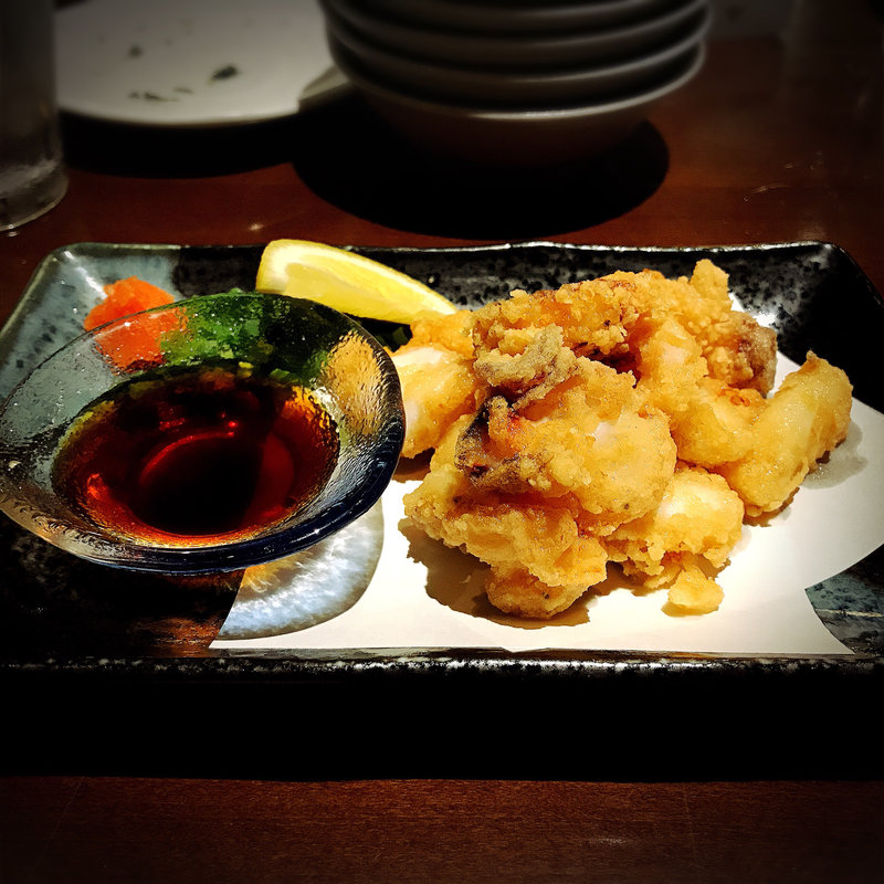 生タコと生ゲソの唐揚げポンズ(喜口屋)