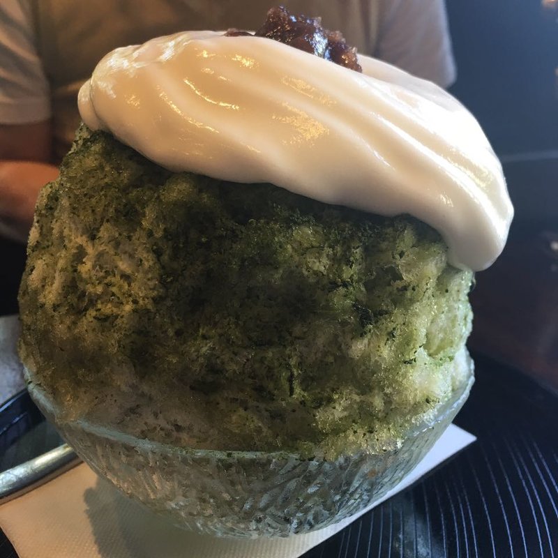 杏仁エスプーマ抹茶(開元カフェ （Kaigen cafe）)