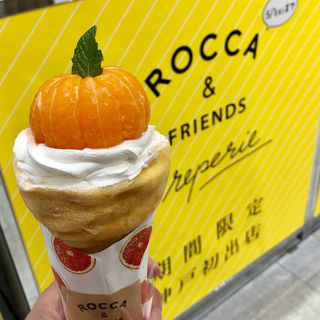 みかんのクレープ(ROCCA & FRIENDS  神戸マルイ期間限定店)