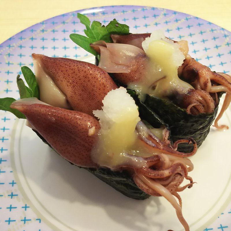 釜揚げホタルイカ軍艦(がってん寿司 本庄店)