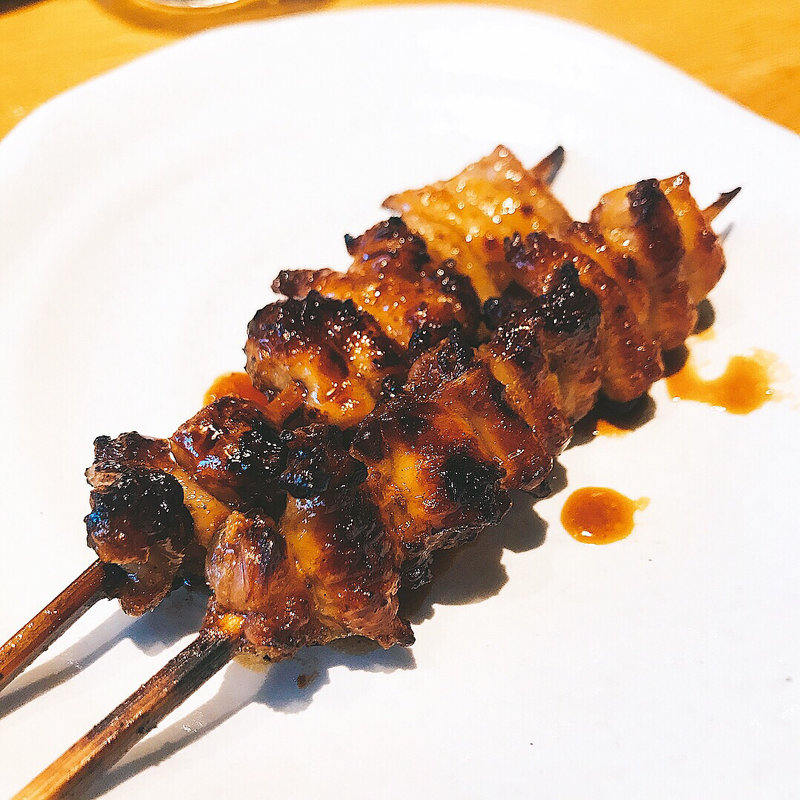 とり皮(炭火焼鳥いしはら)