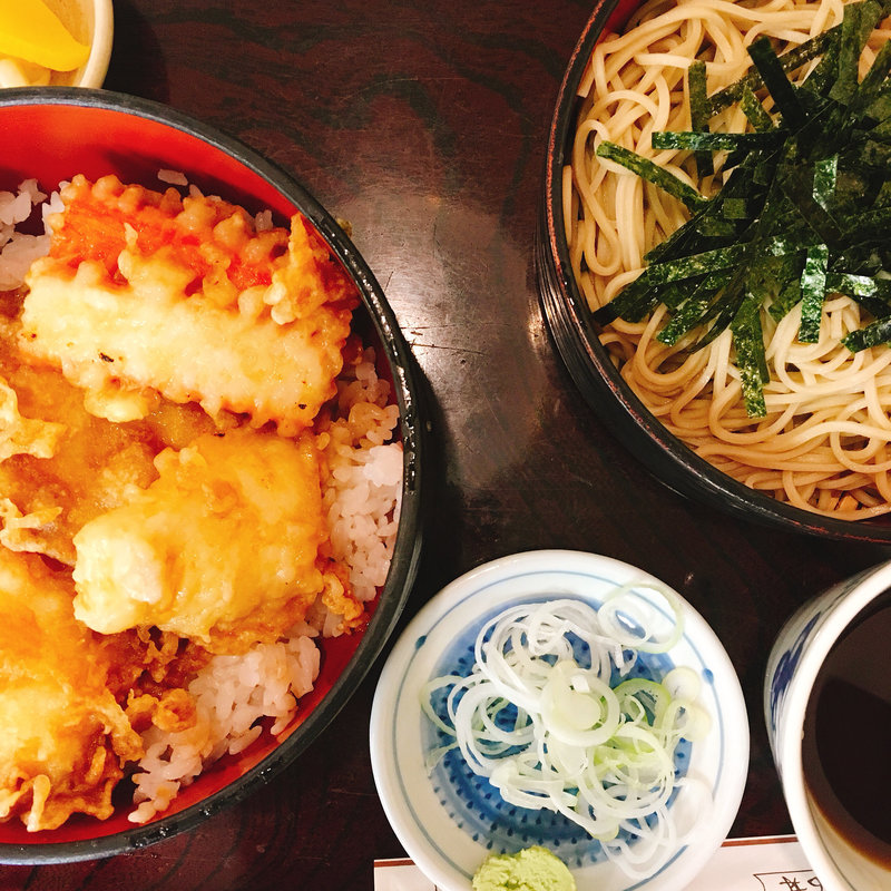 天丼セット(増田屋)