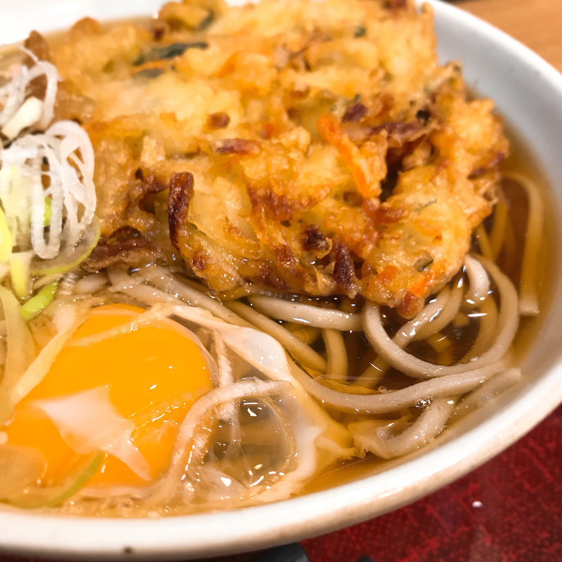 かき揚げ玉子そば(あずみ 西船橋店 （【旧店名】 ほんのり屋）)