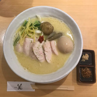 鶏白湯SOBA並 特製仕様(銀座 篝 Echika fit 銀座店 （ギンザ カガリ）)