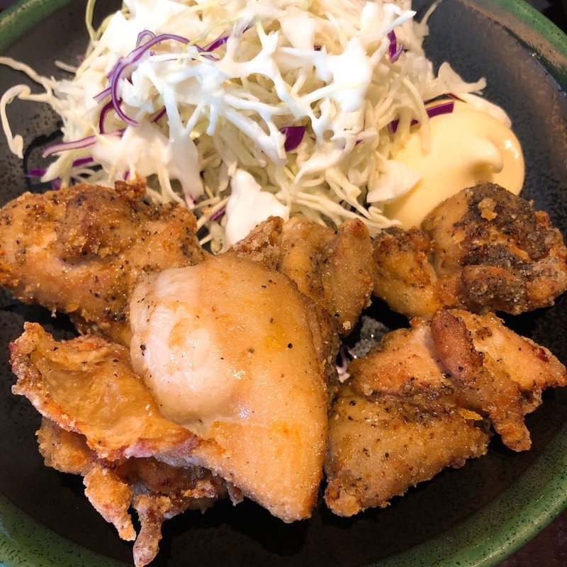 唐揚げ定食(地鶏道 大はし)