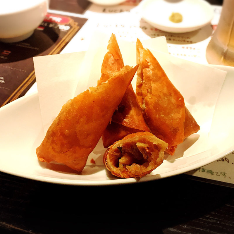 豚肉と竹の子の春巻(餃子バル 大豊記 中目黒)