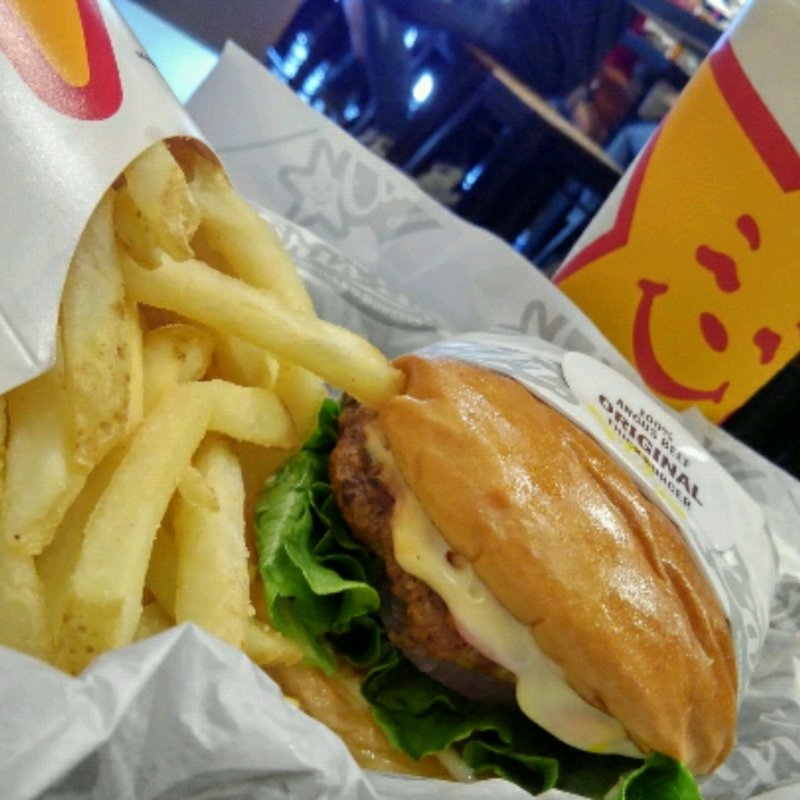 オリジナルシックバーガー(カールスジュニア秋葉原中央通りレストラン)