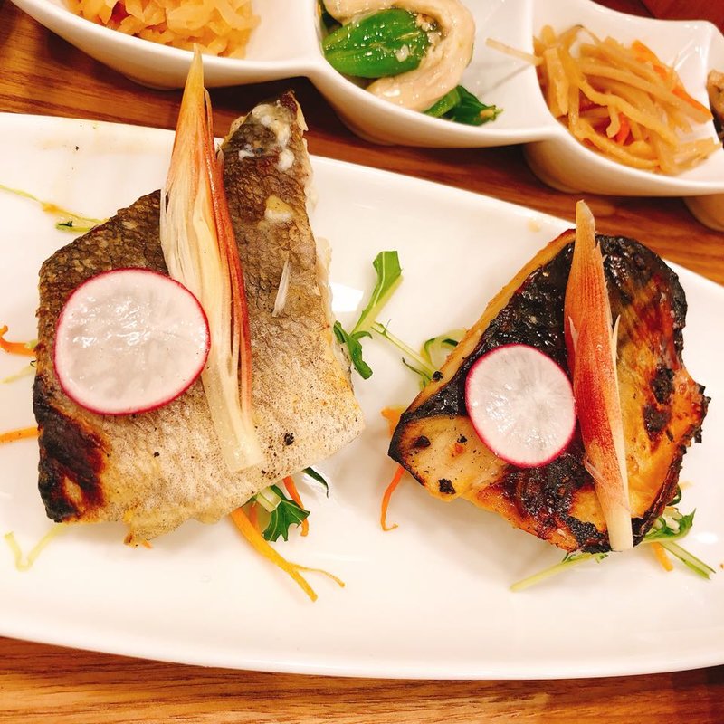 二種の魚定食(sakura食堂 （サクラショクドウ）)