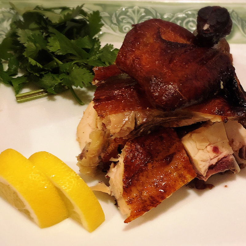 鶏のパリパリ香味焼き(半羽)(杏仁荘 )