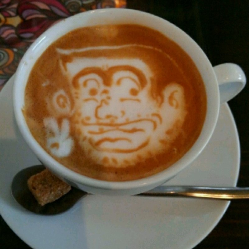 カフェラテ両さん(nagicafe+)