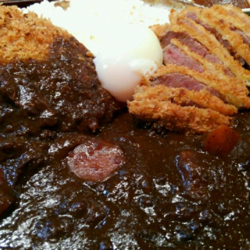 牛かつ定食「一枚盛」(勝ちゃん )