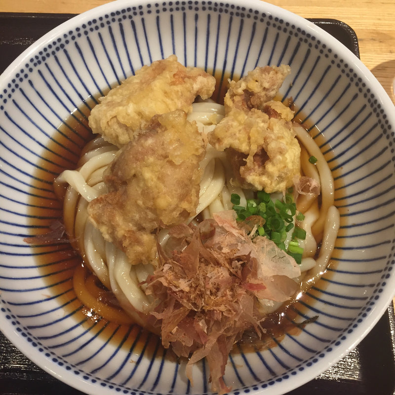 かしわ天ぶっかけ(讃岐うどん　ぶっかけや )