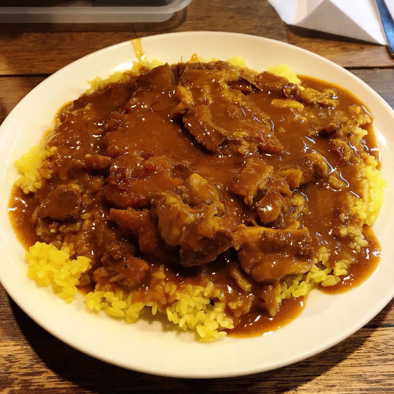 カツカレー ビーフ(辛口)(ビィヤント )