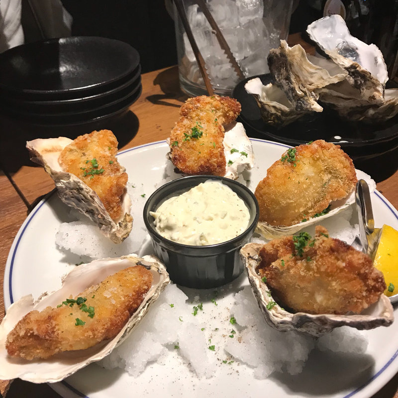 牡蠣フライ(牡蠣とワインの店 アサドール・デル・マール)