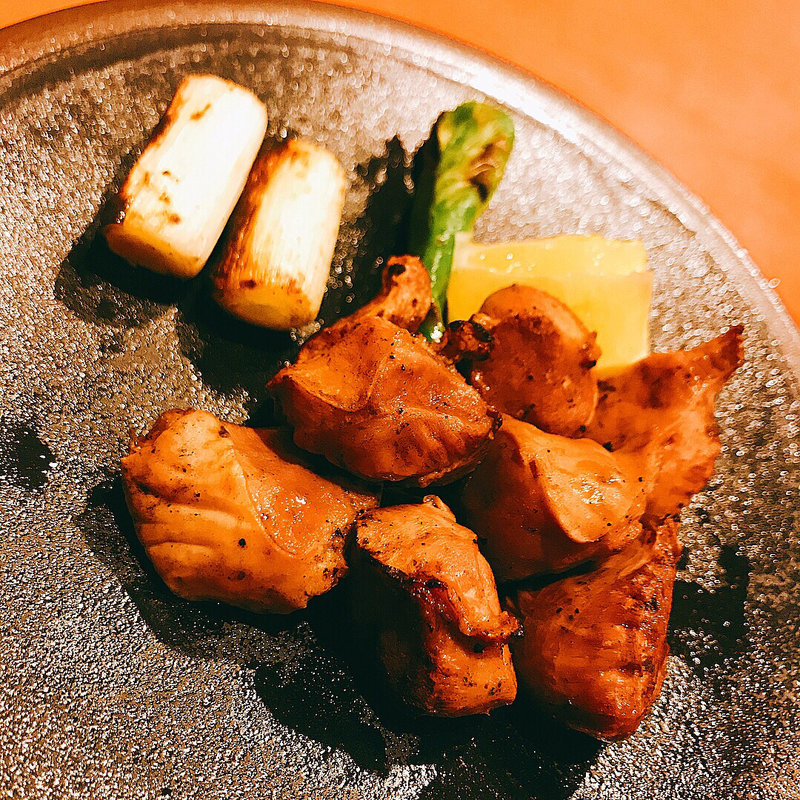 ズリ焼き(焼鳥丸万 本店)