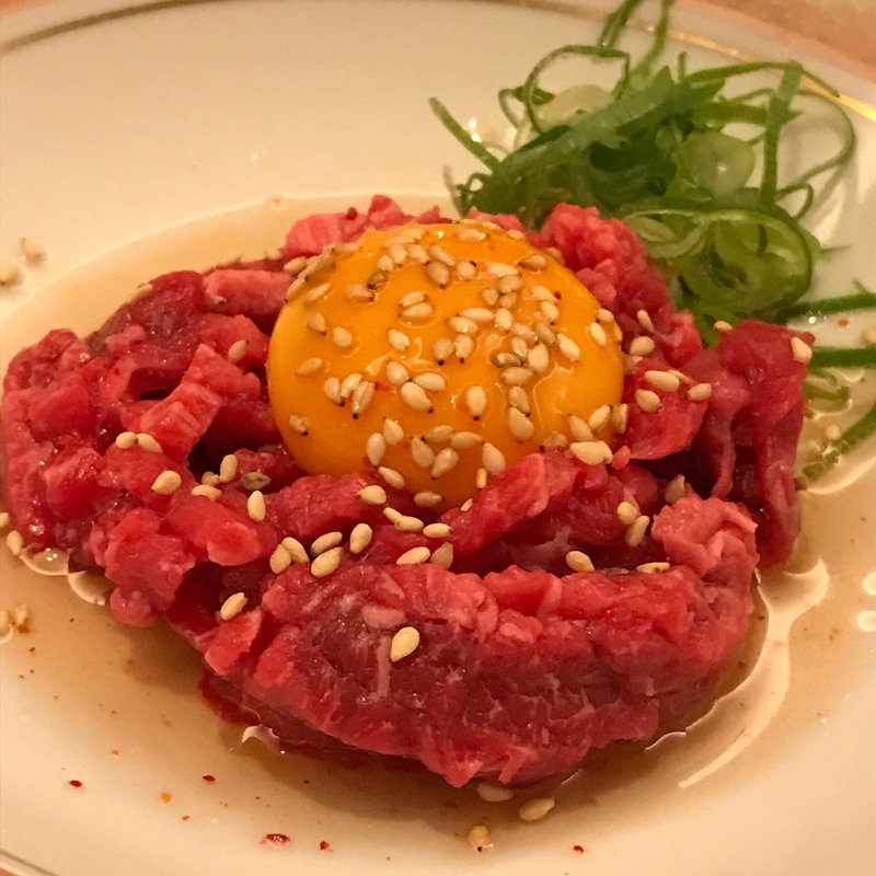 和牛ユッケ(天下の焼肉 大将軍 四条大宮店 （ダイショウグン）)