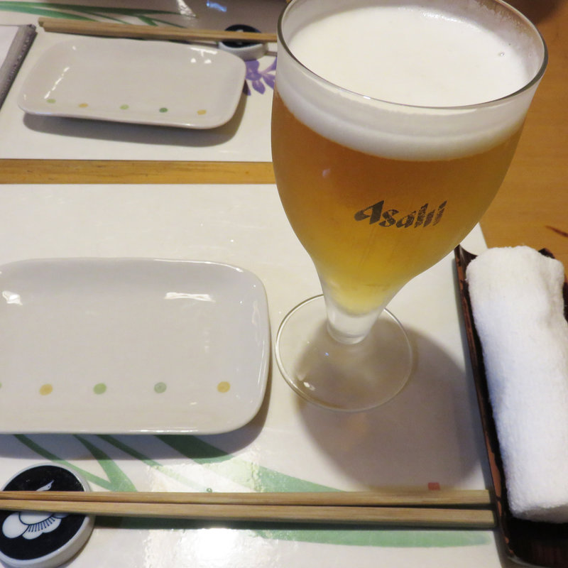 生ビール(小料理 はかた 伊達)