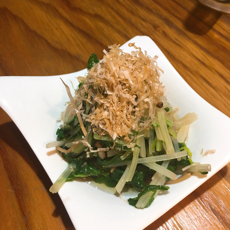 セロリのお浸し(立ち飲み ますらお)