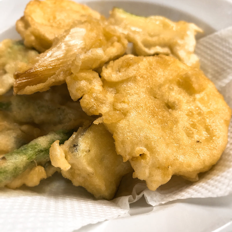 野菜天ぷら(矢来更科)