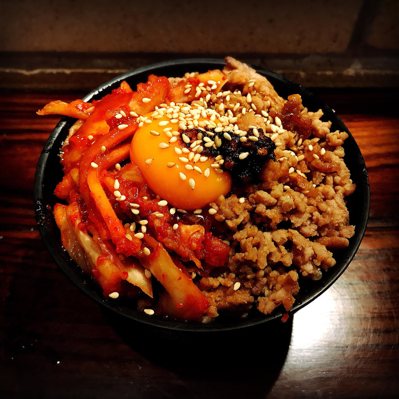 キムチそぼろ丼(いが嵐倉庫 )