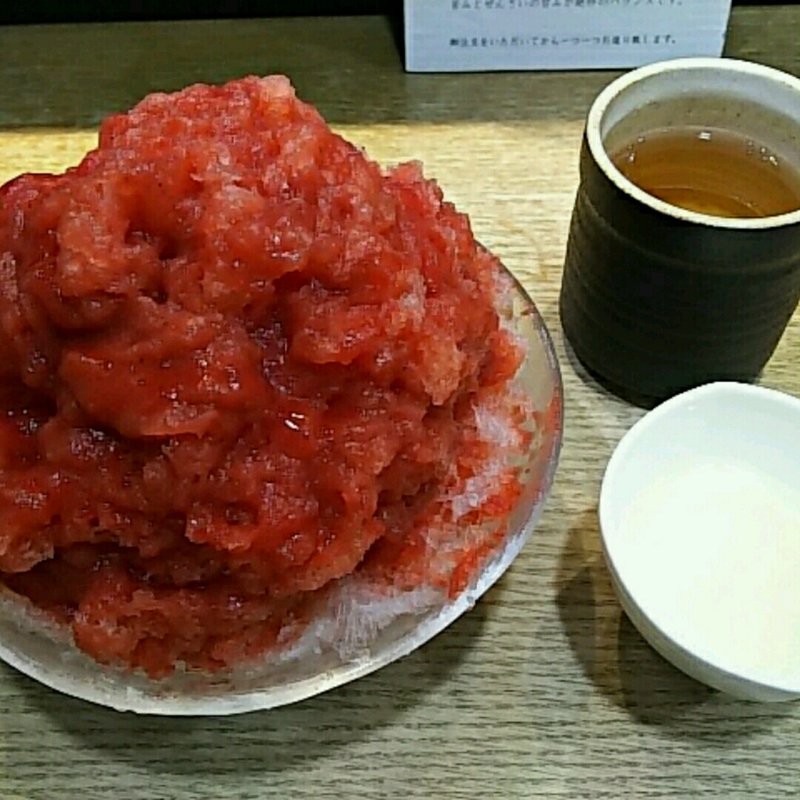 氷いちご(甘味菓房　丸屋茶寮 )