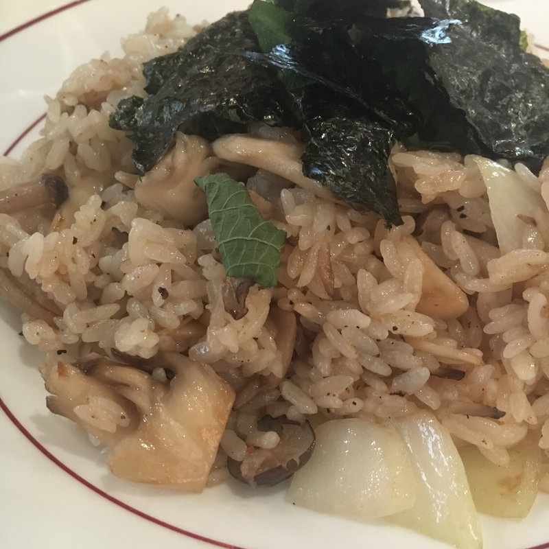 キノコピラフ(バワリーキッチン)