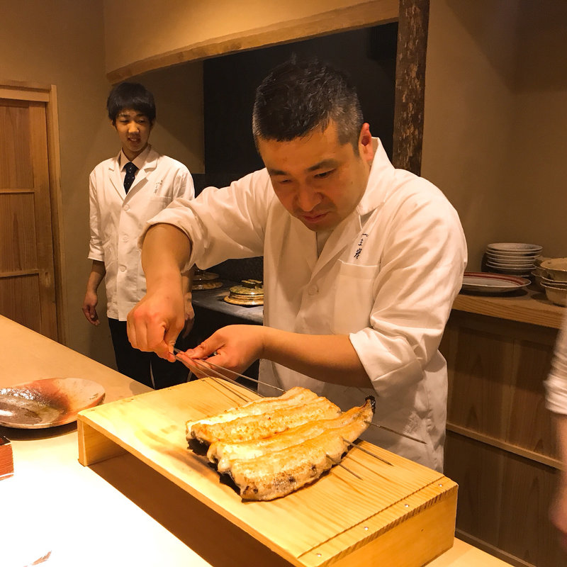 天然鰻(富小路やま岸)