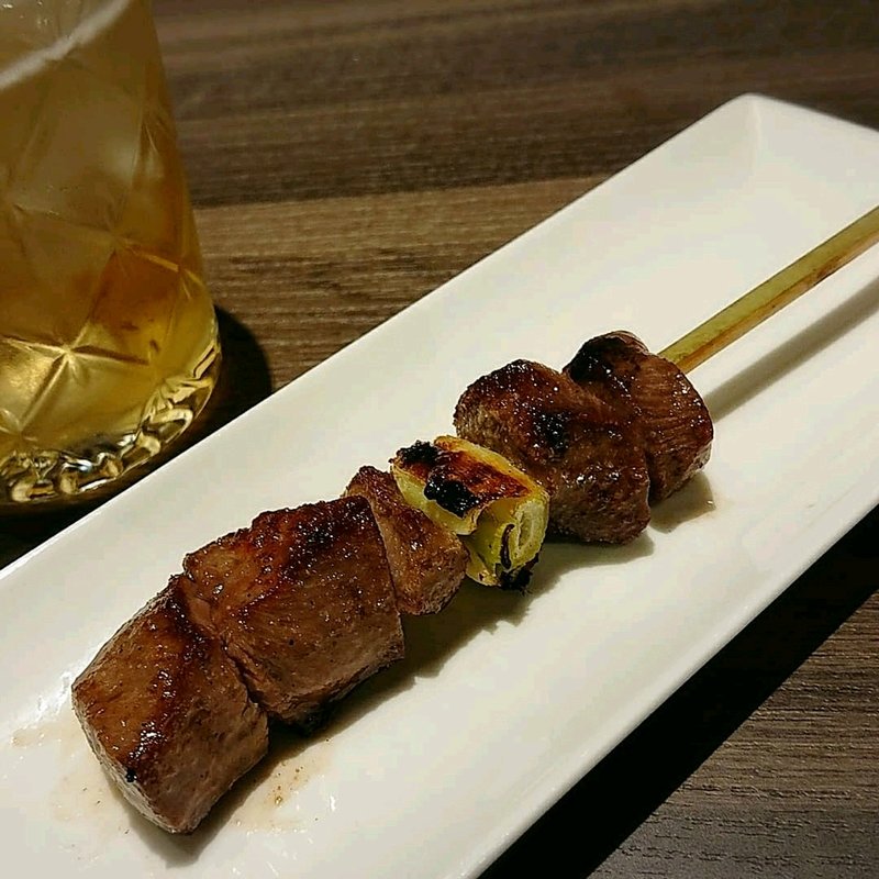 熟成タンの極み串(唐八)