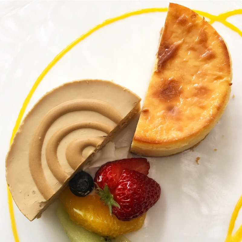 チーズケーキセット （オレゴニアン&エスプレッソ）(チーズケーキ専門店 D's Cheese)