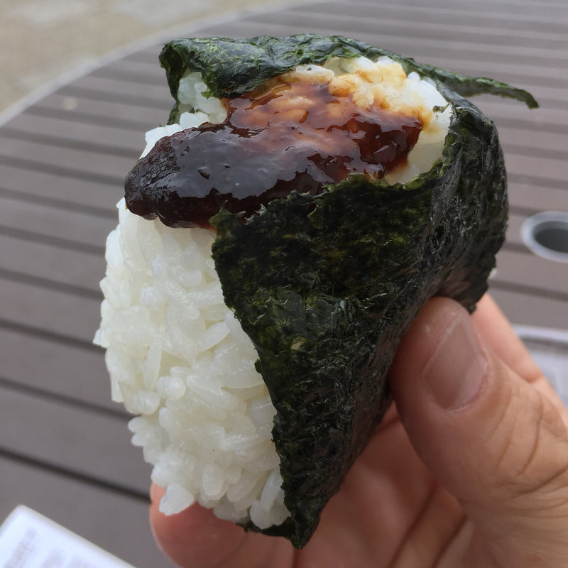 棚田米おにぎり 岩のり(千枚田レストハウス )