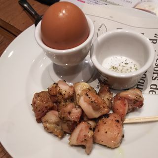 熟成鶏の卵フォンデュ(トスカーナ鶴見シァル店 )
