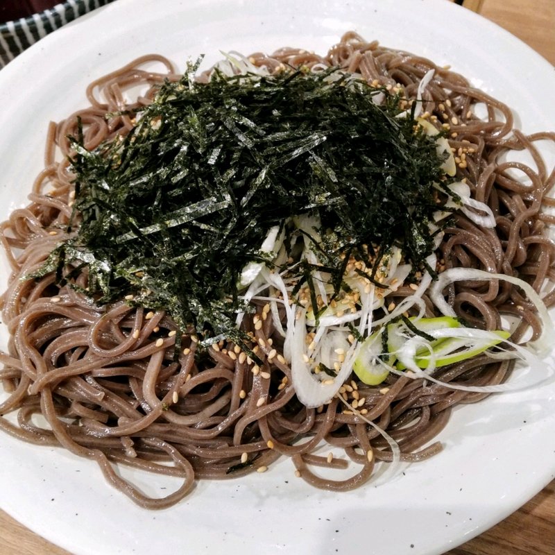 海苔胡麻もりそば(そば 俺のだし GINZA5)
