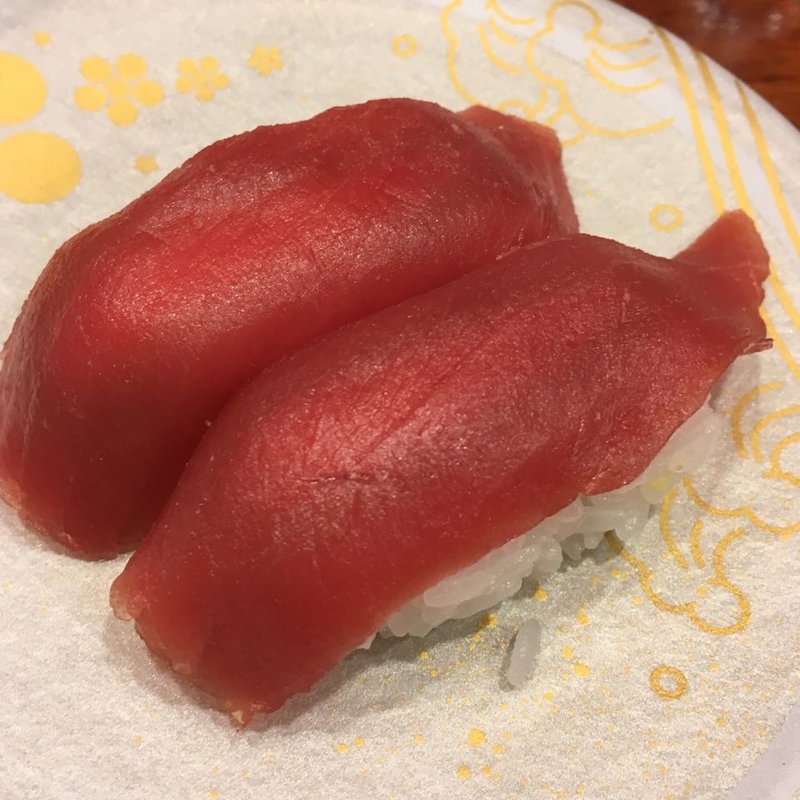 本まぐろ赤身(もりもり寿司　近江市場店)