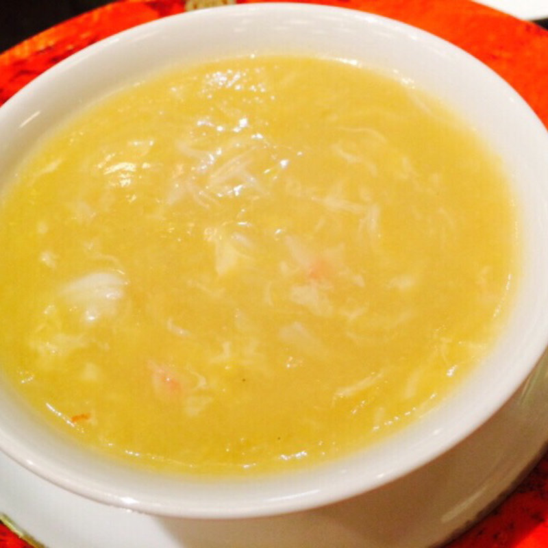 蟹肉入りコーンスープ(萬珍樓 點心舗)